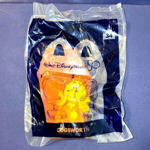McDonald’s Walt Disney World 50th Anniversary Happy Meal Toy #34 Cogsworth